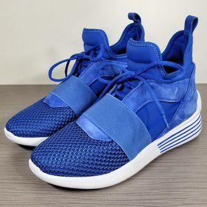 Kendall & Kylie Braydin High Top Sneaker, Blue, Womens Size 7